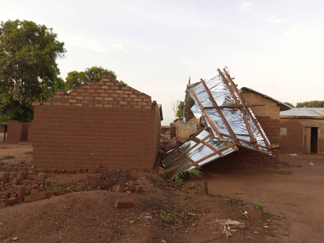 Centrafrique : dégâts impressionnants à Bossembélé après une pluie diluvienne