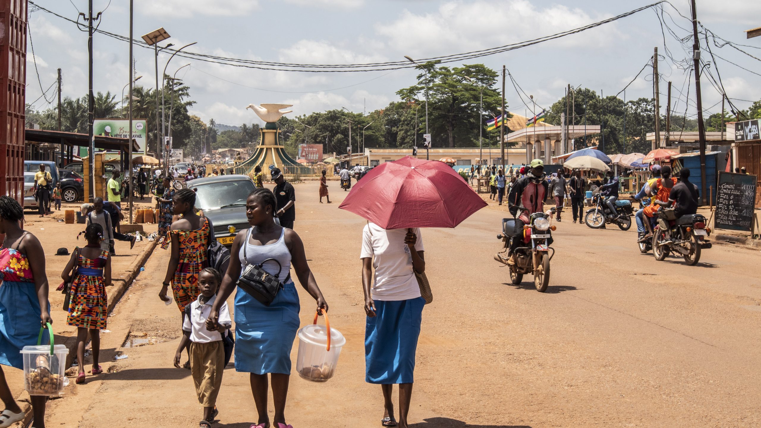 Centrafrique : un semblant de fraîcheur soulage les ménages à Bangui