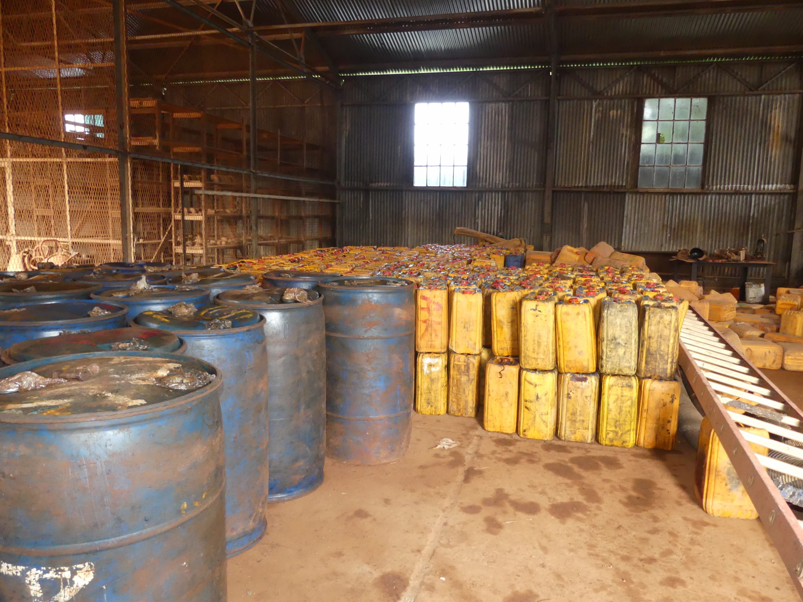 Centrafrique : une quantité importante de carburant saisie à Bangui des mains d’opérateurs économiques