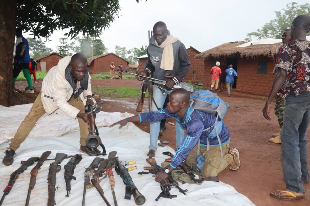 Centrafrique : 250 combattants de la CPC déposent volontairement les armes dans le Nord