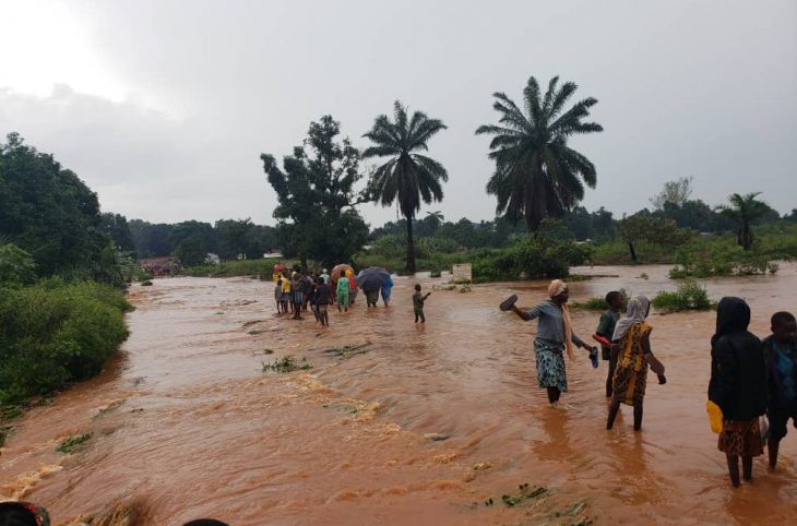 Bria : le bilan du débordement des cours d’eau, revu à la hausse