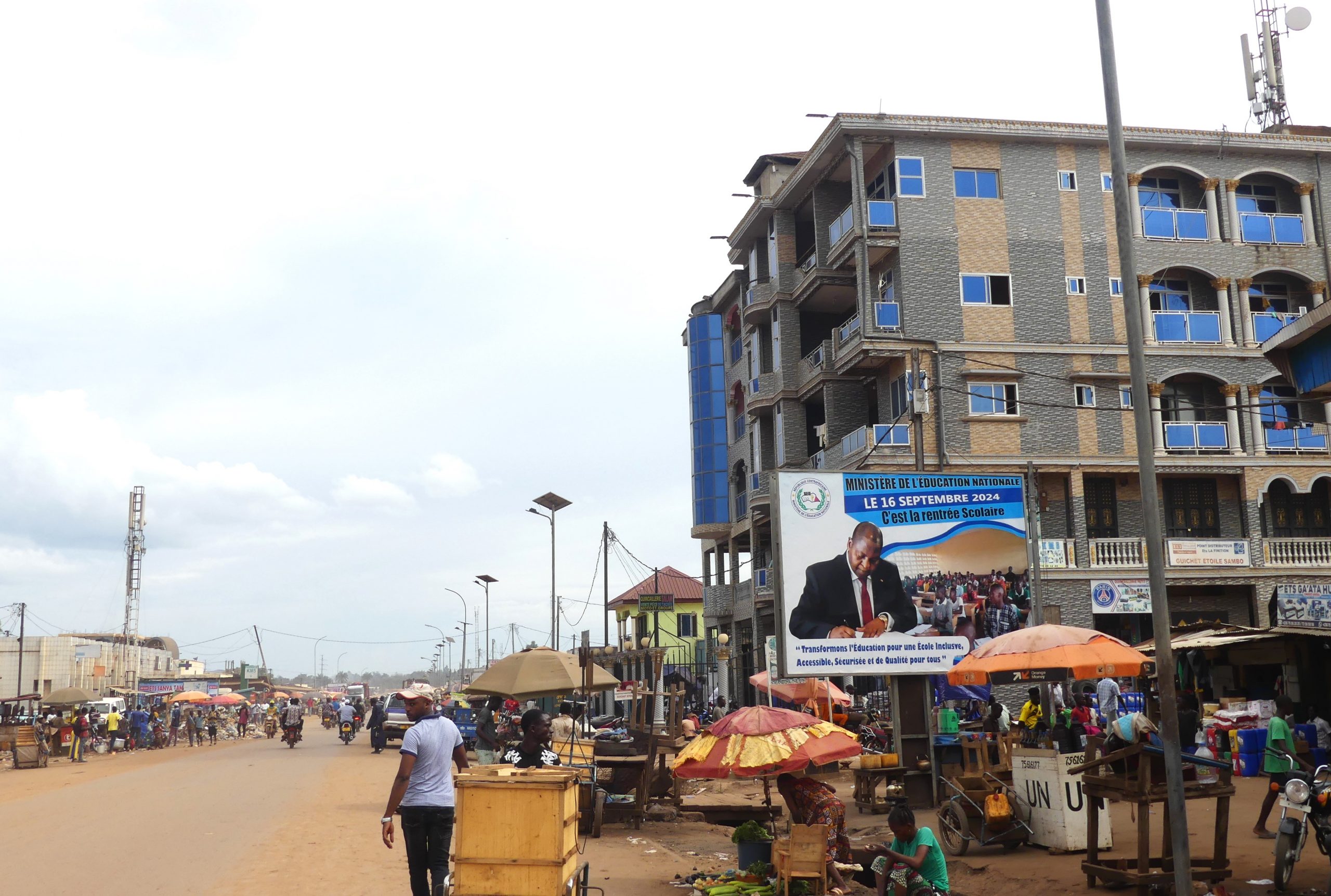 Bangui : le marché de Km5, 10 ans après le pic de la crise sécuritaire