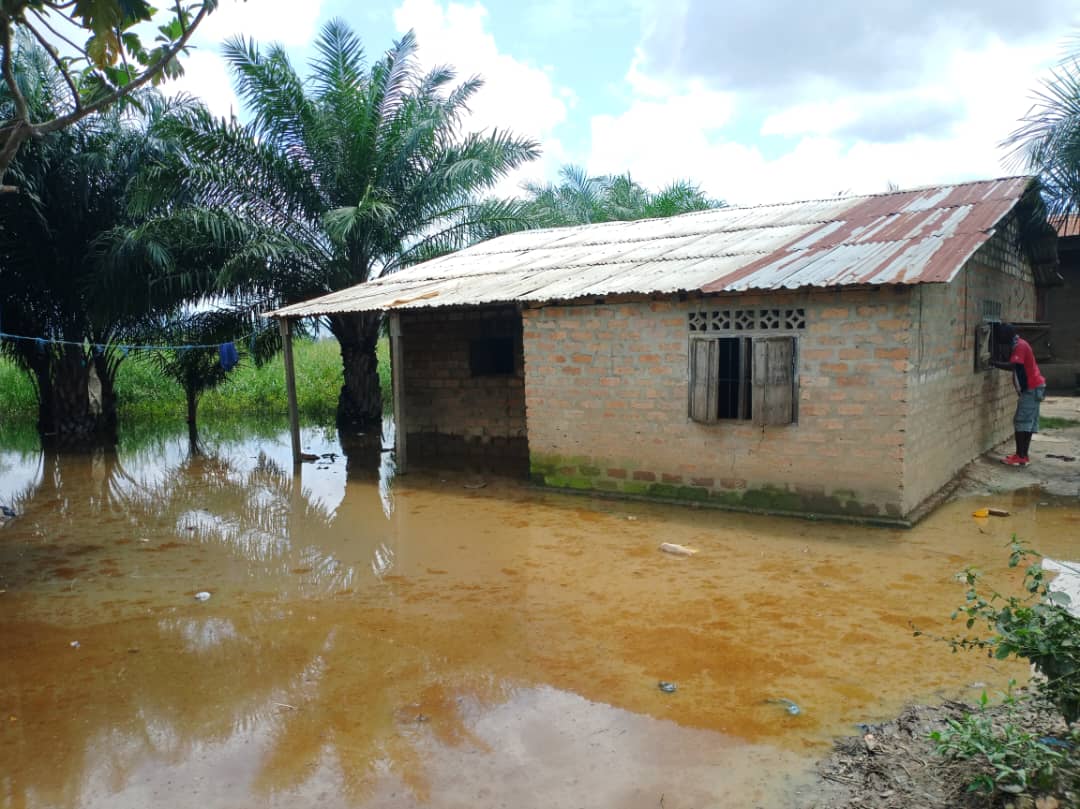 Centrafrique : les inondations le long de l’Oubangui continuent d’affecter de nombreux ménages dans la commune de Bimbo