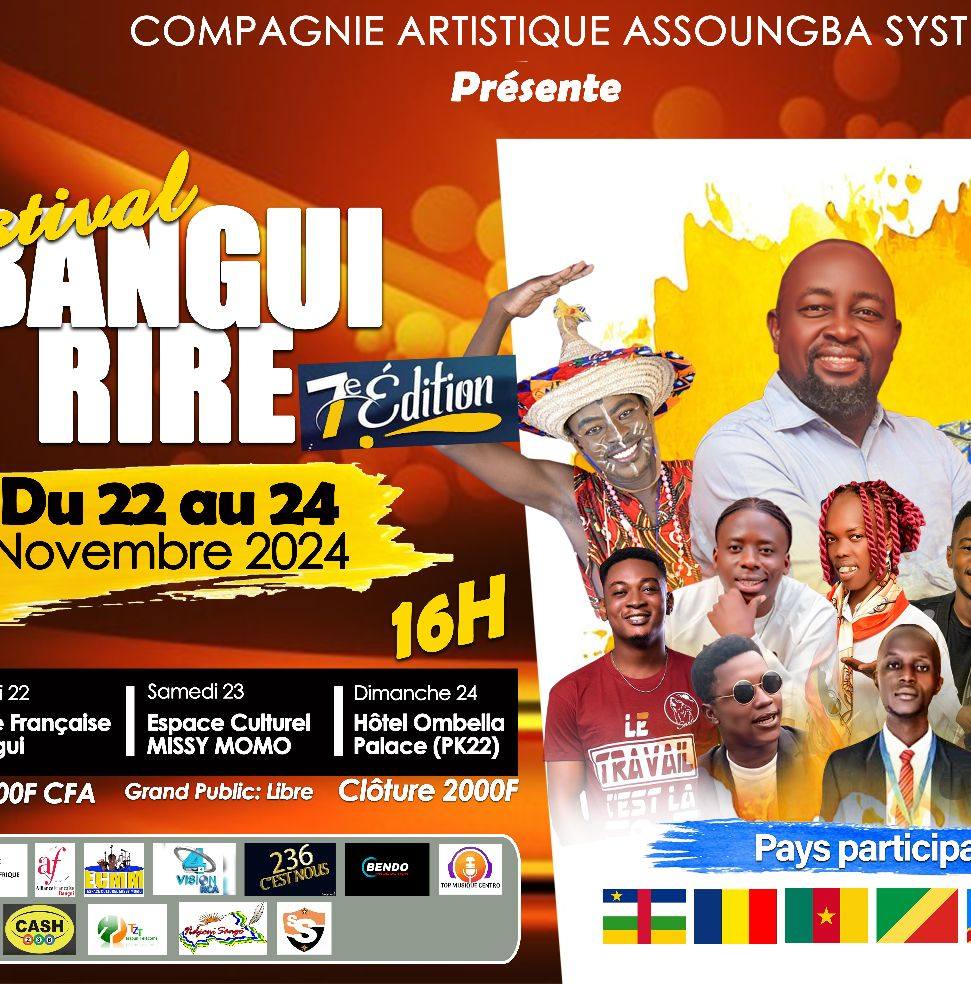 Culture : le festival Bangui Rire ouvre sa 7ème édition