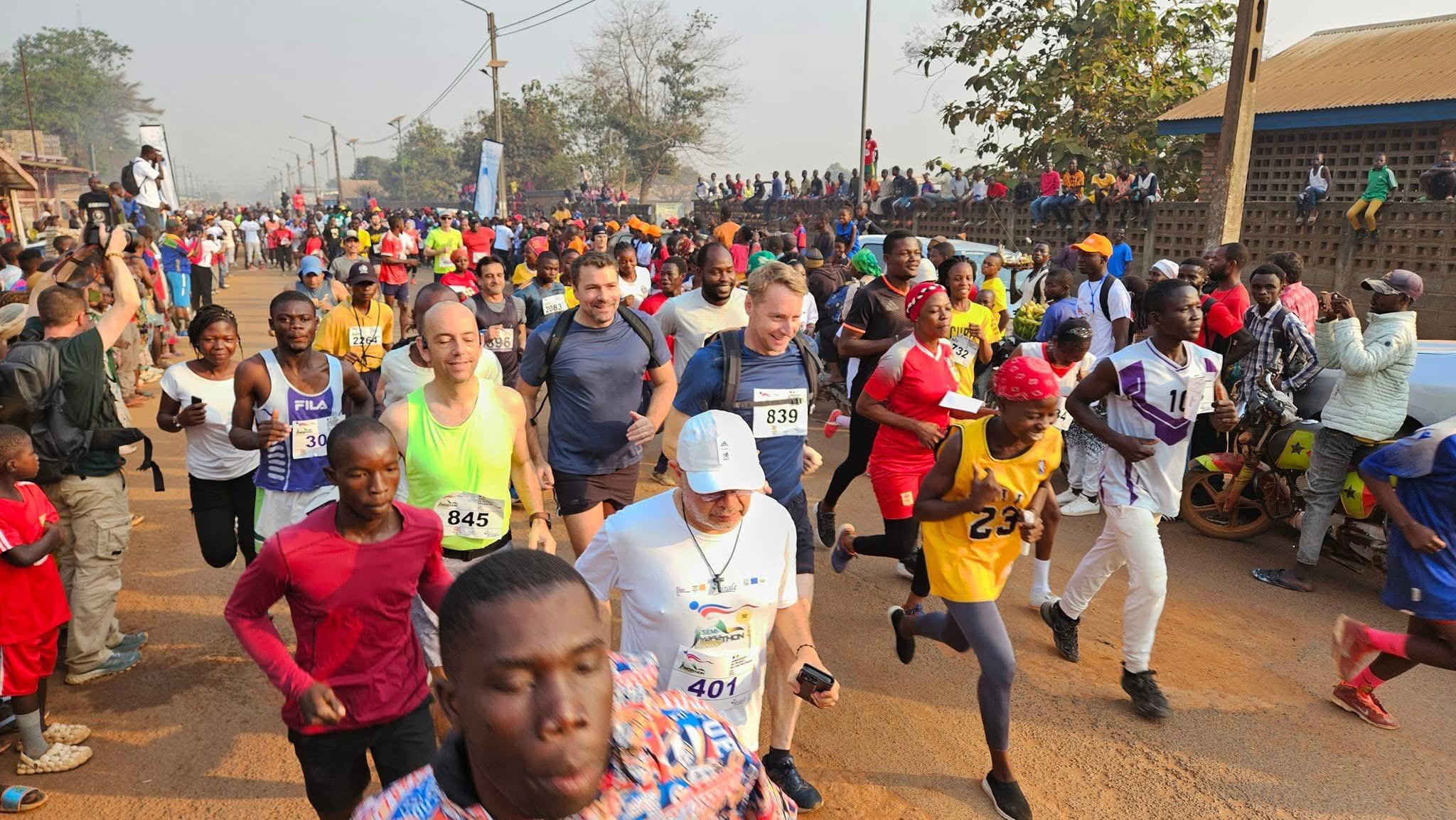 Sport : la 10ème édition du semi-marathon de Bangui, encore un succès selon les organisateurs