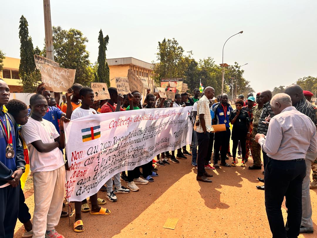 Centrafrique : des athlètes réclament la démission du président de la fédération