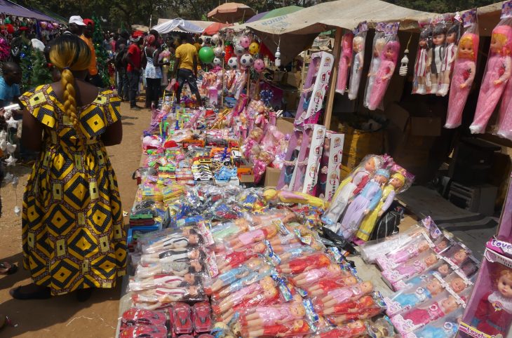 Le marché de Noël explose à Bangui