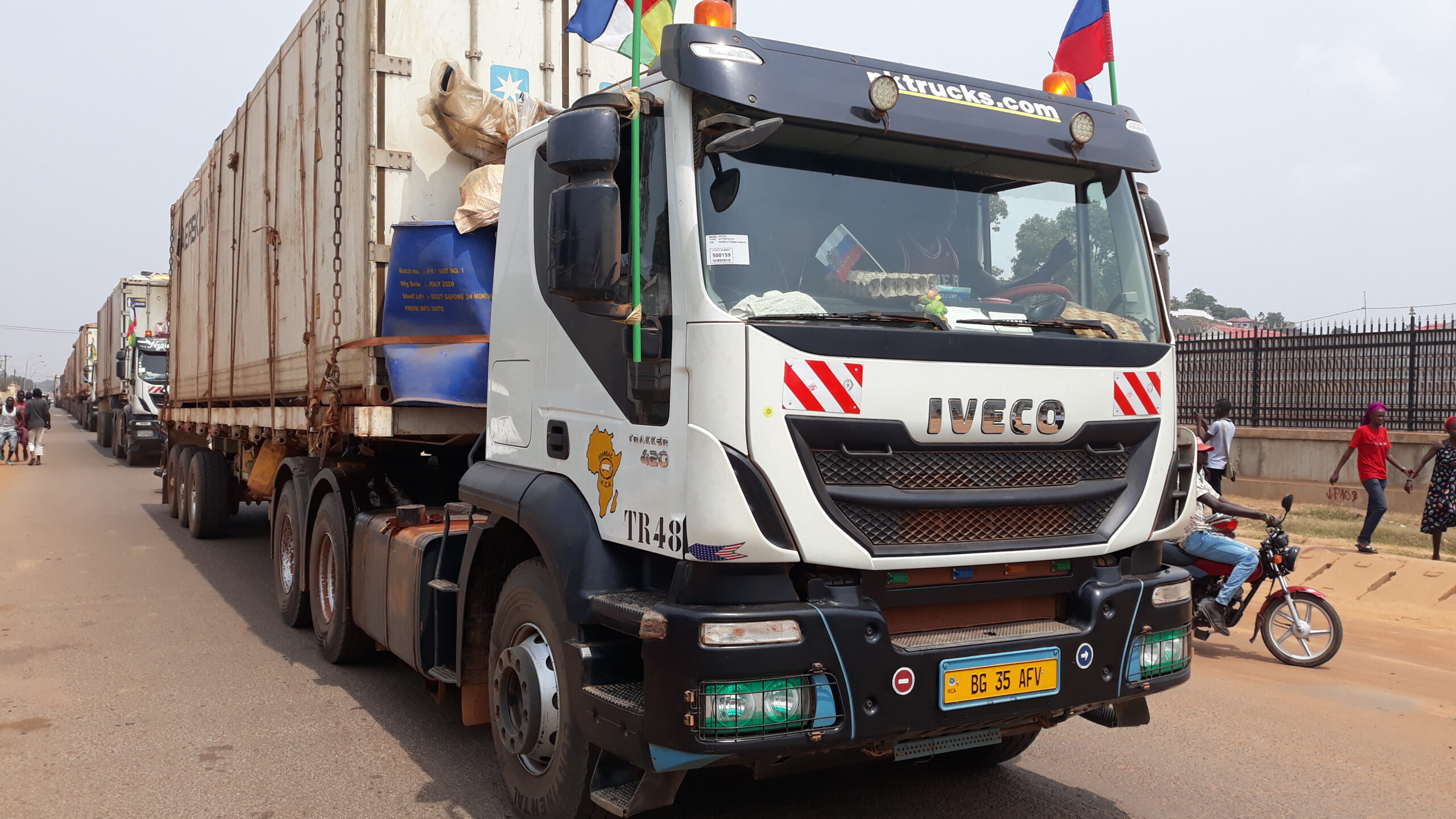 Centrafrique : les transporteurs du corridor Garoua-Boulaï – Bangui haussent le ton