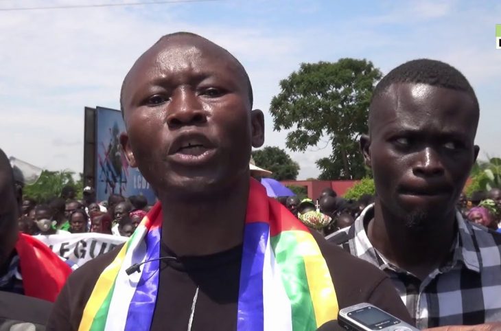 Bangui: marche des partisans du pouvoir contre le chef de file de l'opposition Anicet Georges Dologuélé