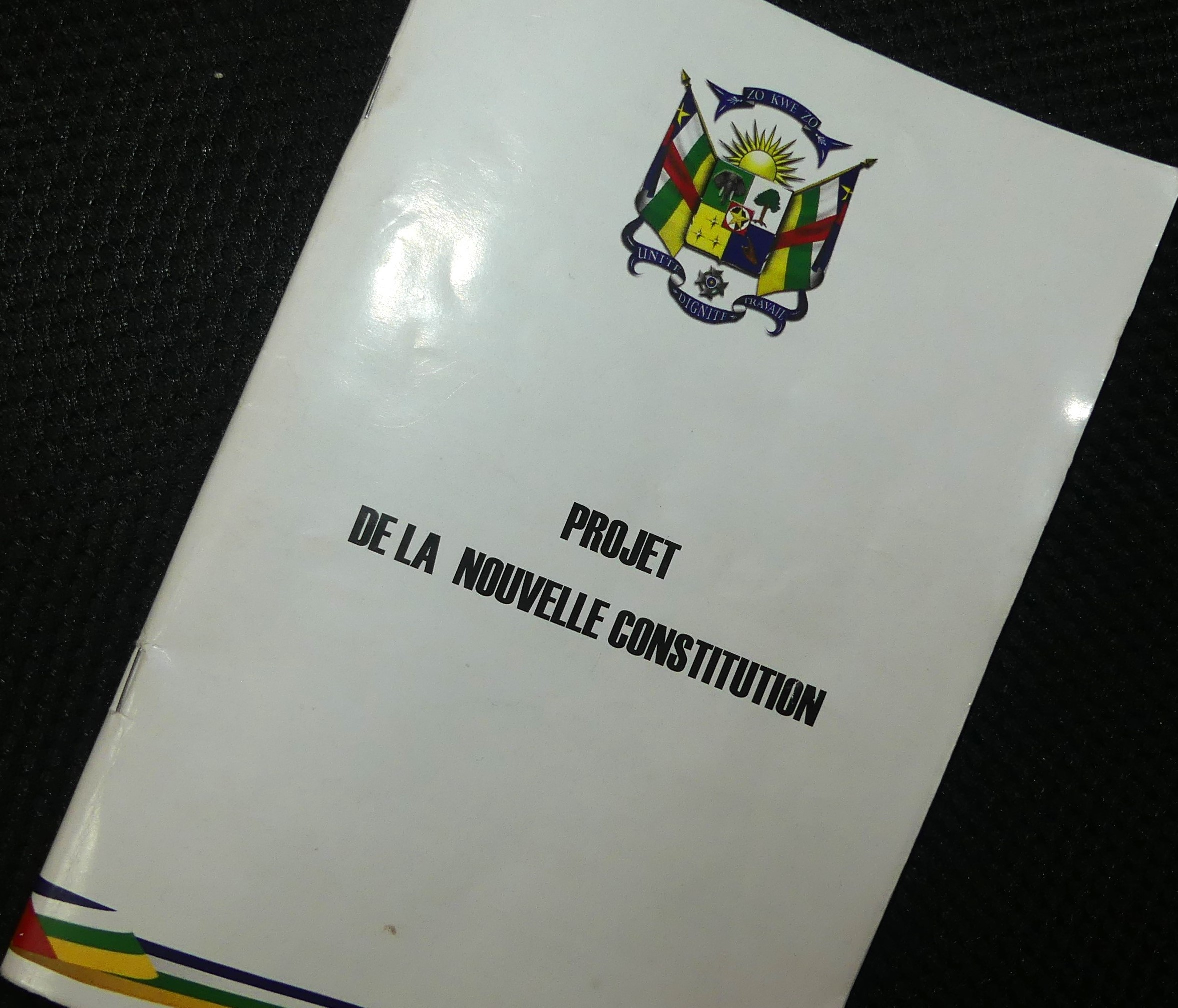 Centrafrique : Coup de projecteur sur quelques réformes proposées par le projet de la nouvelle constitution